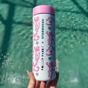 Starbucks MiiR Roller Rabbit Pink Lovely Monkey Stainless Steel Tumbler